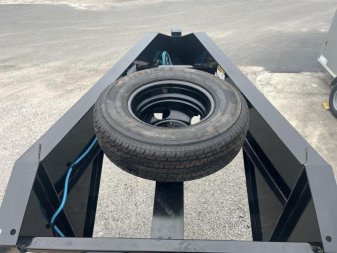 New 22GN-35D5A-MRBK BIG TEX 8.5' X 35' GOOSENECK DUAL TANDEM FLAT BED W/ MEGA RAMPS & FREE SPARE TIRE