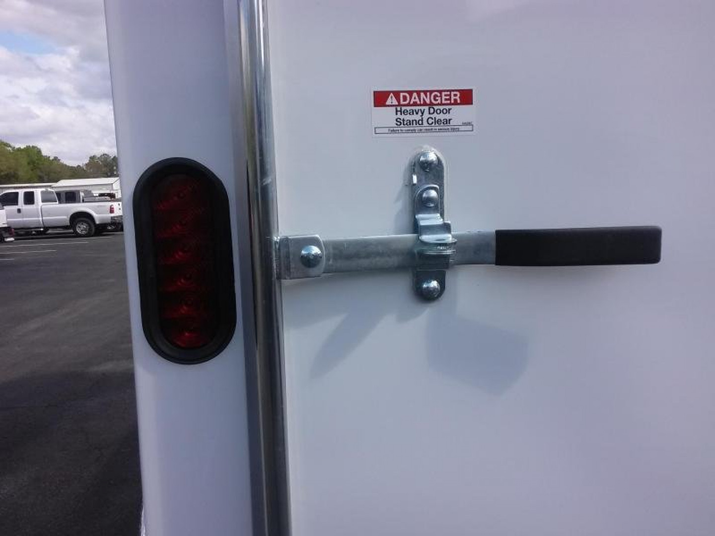 New GANS712SA CARGO MATE 7' X 12' ENCLOSED CARGO TRAILER W/ REAR RAMP DOOR & SIDE DOOR
