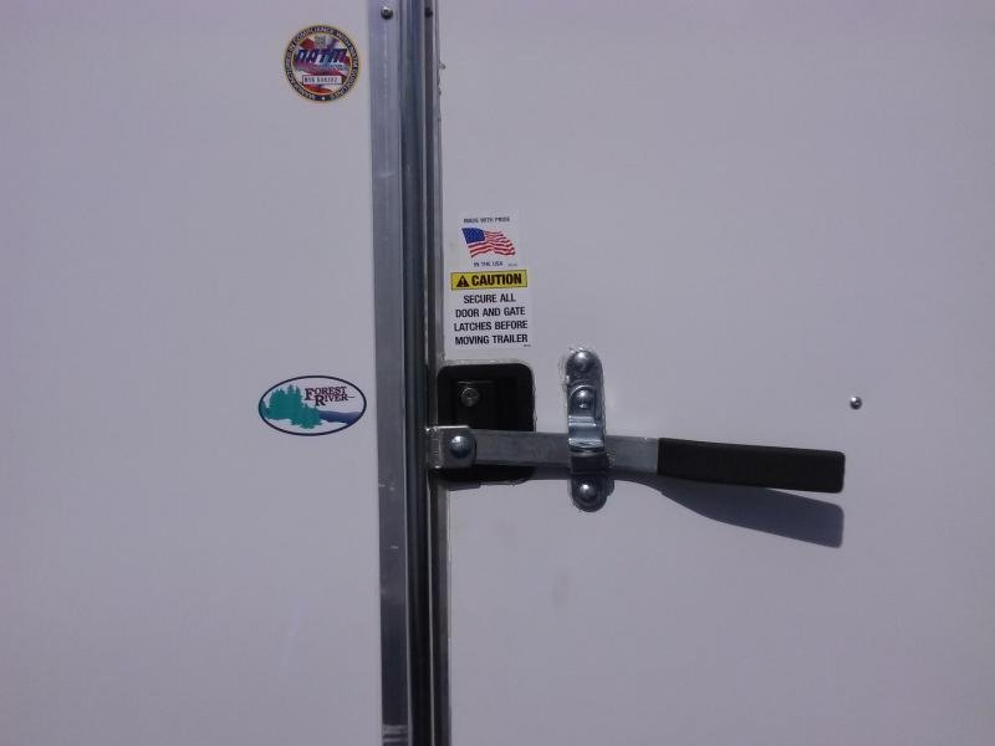 New GANS712SA CARGO MATE 7' X 12' ENCLOSED CARGO TRAILER W/ REAR RAMP DOOR & SIDE DOOR