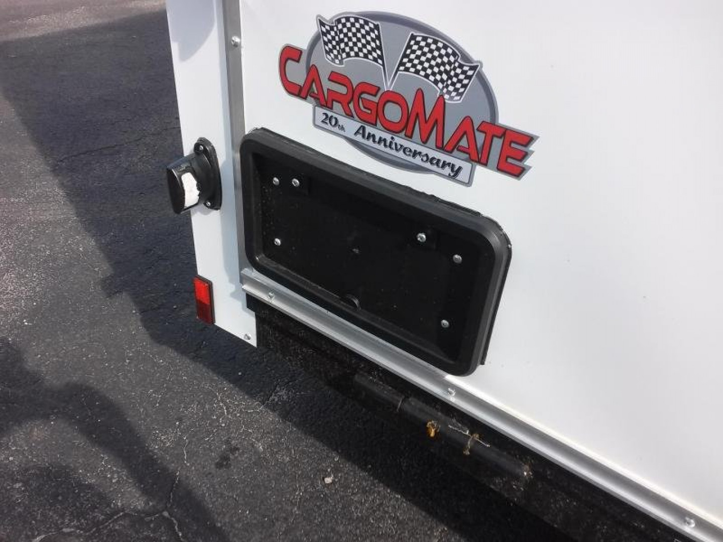 New GANS712SA CARGO MATE 7' X 12' ENCLOSED CARGO TRAILER W/ REAR RAMP DOOR & SIDE DOOR