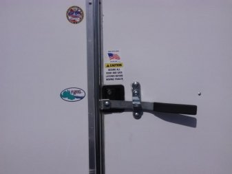 New GANS712SA CARGO MATE 7' X 12' ENCLOSED CARGO TRAILER W/ REAR RAMP DOOR & SIDE DOOR