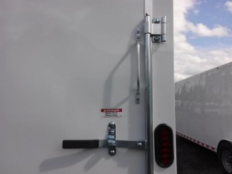 New GANS712SA CARGO MATE 7' X 12' ENCLOSED CARGO TRAILER W/ REAR RAMP DOOR & SIDE DOOR