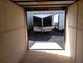New GANS712SA CARGO MATE 7' X 12' ENCLOSED CARGO TRAILER W/ REAR RAMP DOOR & SIDE DOOR