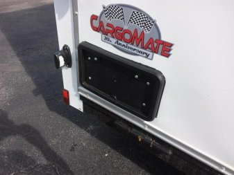 New GANS712SA CARGO MATE 7' X 12' ENCLOSED CARGO TRAILER W/ REAR RAMP DOOR & SIDE DOOR