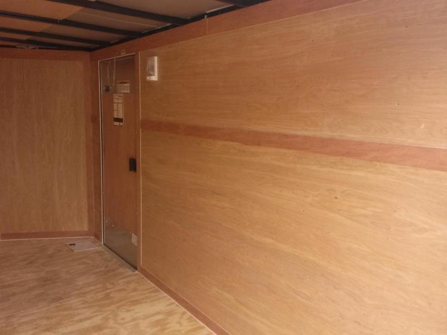 New GANS612SA CARGO MATE 6' X 12' ENCLOSED CARGO TRAILER W/ REAR RAMP DOOR & SIDE DOOR