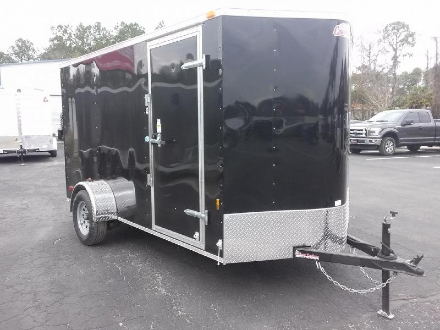 New GANS612SA CARGO MATE 6' X 12' ENCLOSED CARGO TRAILER W/ REAR RAMP DOOR & SIDE DOOR