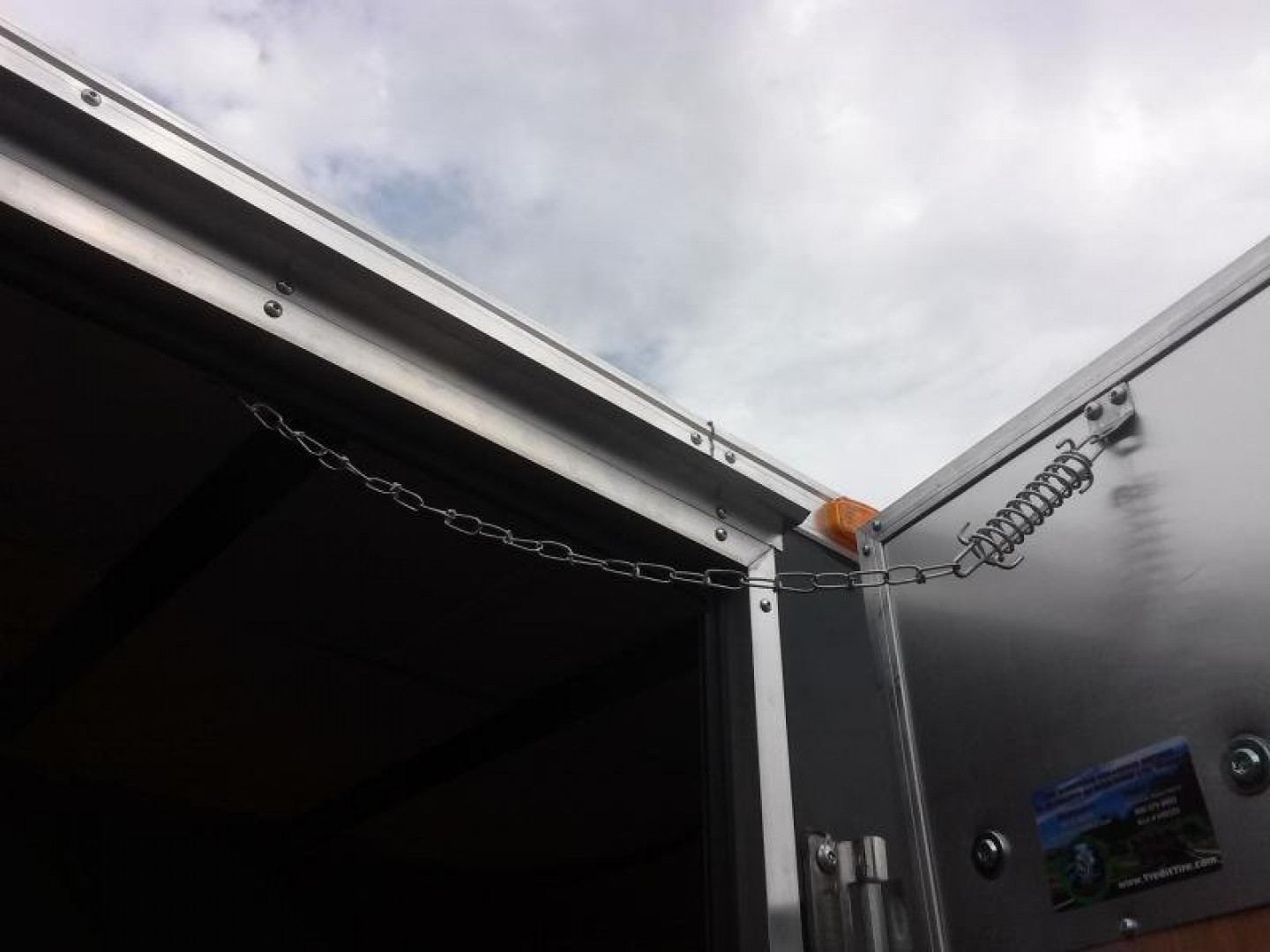 New GANS612SA CARGO MATE 6' X 12' ENCLOSED CARGO TRAILER W/ REAR RAMP DOOR & SIDE DOOR