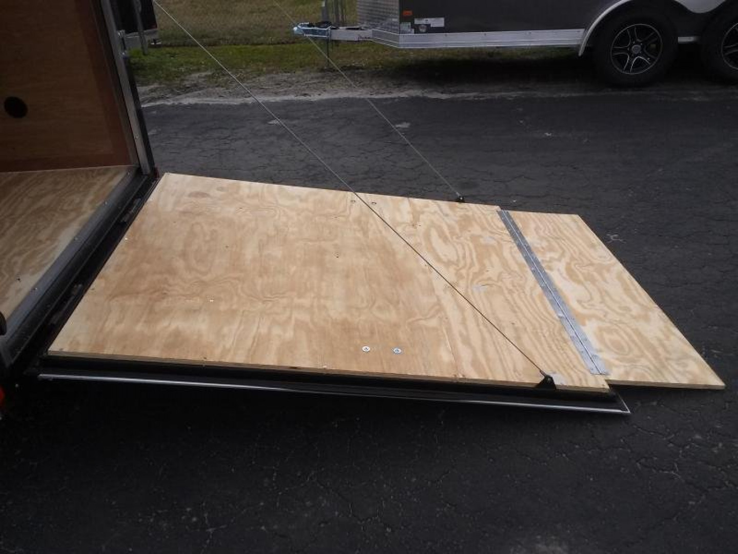 New GANS612SA CARGO MATE 6' X 12' ENCLOSED CARGO TRAILER W/ REAR RAMP DOOR & SIDE DOOR