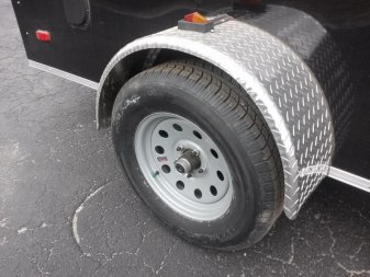 New GANS612SA CARGO MATE 6' X 12' ENCLOSED CARGO TRAILER W/ REAR RAMP DOOR & SIDE DOOR