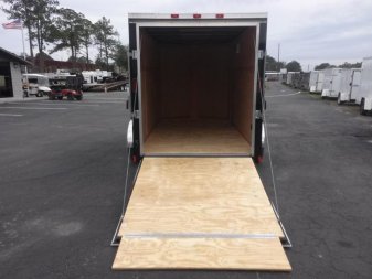 New GANS612SA CARGO MATE 6' X 12' ENCLOSED CARGO TRAILER W/ REAR RAMP DOOR & SIDE DOOR