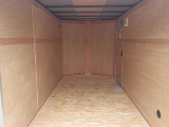 New GANS612SA CARGO MATE 6' X 12' ENCLOSED CARGO TRAILER W/ REAR RAMP DOOR & SIDE DOOR