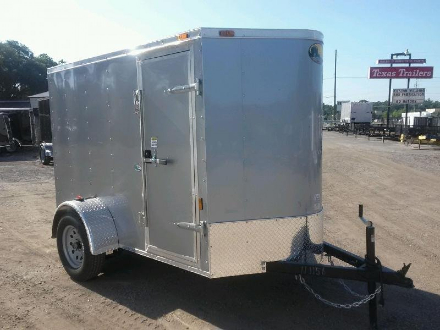 New GANS58SA CARGO MATE 5' X 8' ENCLOSED CARGO TRAILER W/ REAR RAMP DOOR & SIDE DOOR