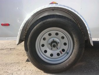 New GANS58SA CARGO MATE 5' X 8' ENCLOSED CARGO TRAILER W/ REAR RAMP DOOR & SIDE DOOR