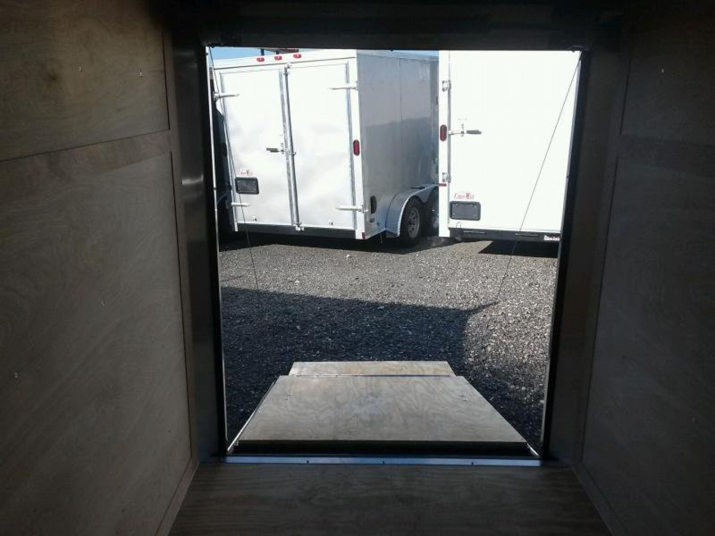 New GANS58SA CARGO MATE 5' X 8' ENCLOSED CARGO TRAILER W/ REAR RAMP DOOR & SIDE DOOR