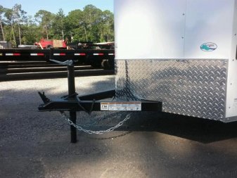 New GANS58SA CARGO MATE 5' X 8' ENCLOSED CARGO TRAILER W/ DOUBLE REAR DOORS & SIDE DOOR