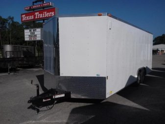 New GANS8520TA3 CARGO MATE 8.5' X 20' ENCLOSED CARGO TRAILER W/ REAR RAMP DOOR & SIDE DOOR