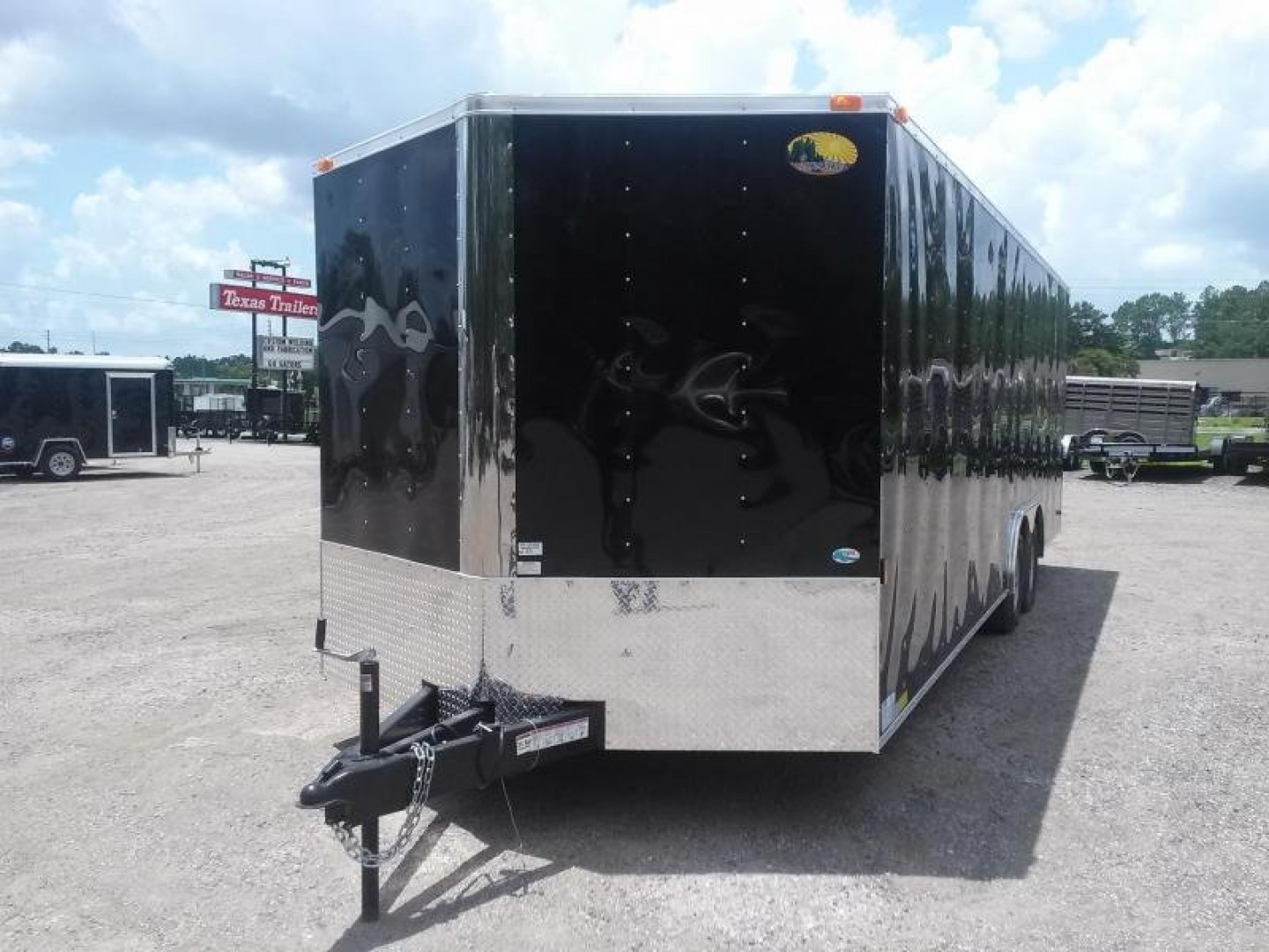 New GANS8524TA3 CARGO MATE 8.5' X 24' ENCLOSED CARGO TRAILER W/ REAR RAMP DOOR & SIDE DOOR