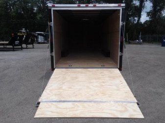 New GANS8524TA3 CARGO MATE 8.5' X 24' ENCLOSED CARGO TRAILER W/ REAR RAMP DOOR & SIDE DOOR