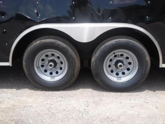 New GANS8524TA3 CARGO MATE 8.5' X 24' ENCLOSED CARGO TRAILER W/ REAR RAMP DOOR & SIDE DOOR