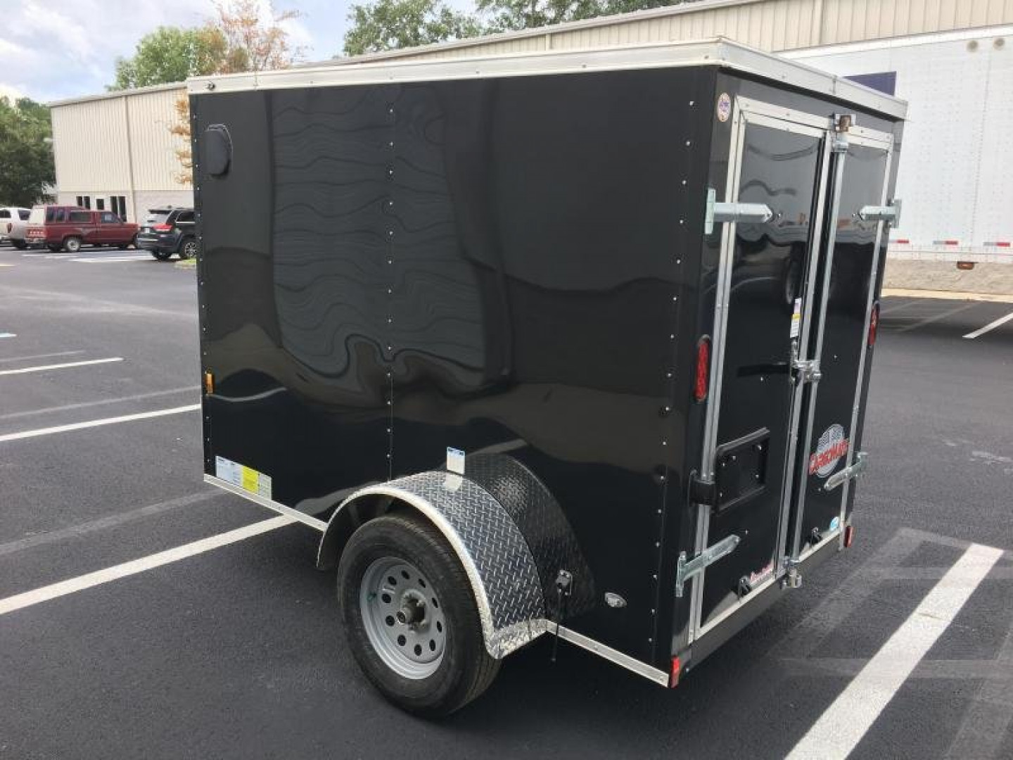 New GANS58SA CARGO MATE 5' X 8' ENCLOSED CARGO TRAILER W/ DOUBLE REAR DOORS