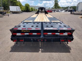 New 22GN-40D5A-MRBK BIG TEX 8.5' X 40' GOOSENECK DUAL TANDEM FLAT BED W/ MEGA RAMPS & FREE SPARE TIRE