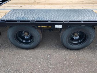 New 22GN-40D5A-MRBK BIG TEX 8.5' X 40' GOOSENECK DUAL TANDEM FLAT BED W/ MEGA RAMPS & FREE SPARE TIRE