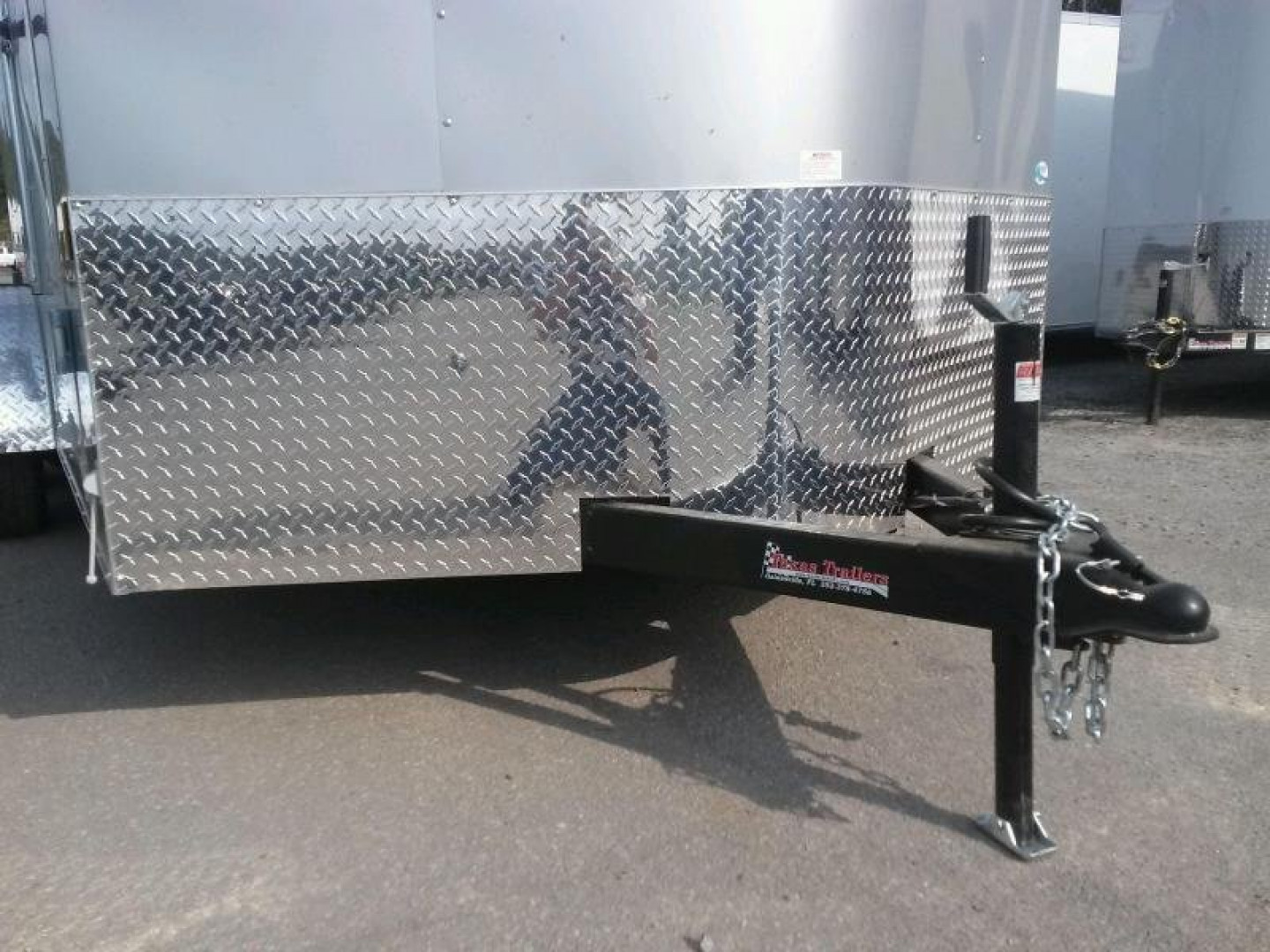 New GANS714TA2 CARGO MATE 7' X 14' ENCLOSED CARGO TRAILER W/ REAR RAMP DOOR & SIDE DOOR