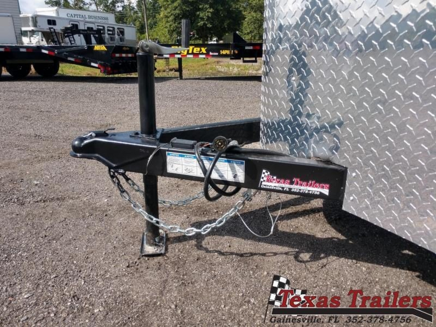 New GANS716TA2 CARGO MATE 7' X 16' ENCLOSED CARGO TRAILER W/ REAR RAMP DOOR & SIDE DOOR