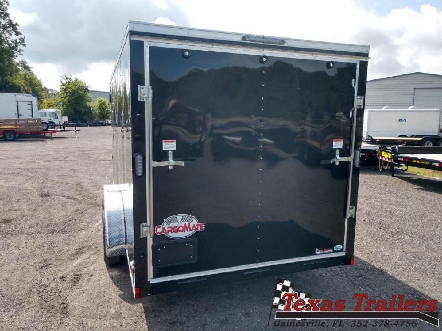 New GANS716TA2 CARGO MATE 7' X 16' ENCLOSED CARGO TRAILER W/ REAR RAMP DOOR & SIDE DOOR