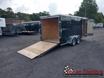 New GANS716TA2 CARGO MATE 7' X 16' ENCLOSED CARGO TRAILER W/ REAR RAMP DOOR & SIDE DOOR