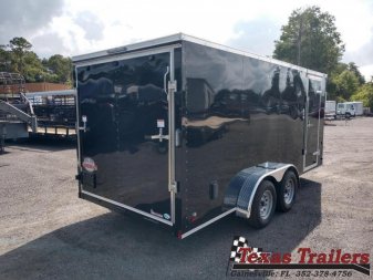 New GANS716TA2 CARGO MATE 7' X 16' ENCLOSED CARGO TRAILER W/ REAR RAMP DOOR & SIDE DOOR