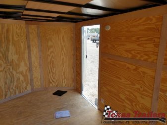 New GANS716TA2 CARGO MATE 7' X 16' ENCLOSED CARGO TRAILER W/ REAR RAMP DOOR & SIDE DOOR