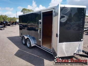 New GANS716TA2 CARGO MATE 7' X 16' ENCLOSED CARGO TRAILER W/ REAR RAMP DOOR & SIDE DOOR