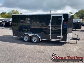 New GANS716TA2 CARGO MATE 7' X 16' ENCLOSED CARGO TRAILER W/ REAR RAMP DOOR & SIDE DOOR