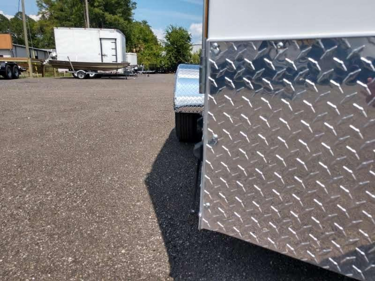 New GANS612SA CARGO MATE 6' X 12' ENCLOSED CARGO TRAILER W/ DOUBLE REAR DOORS & SIDE DOOR