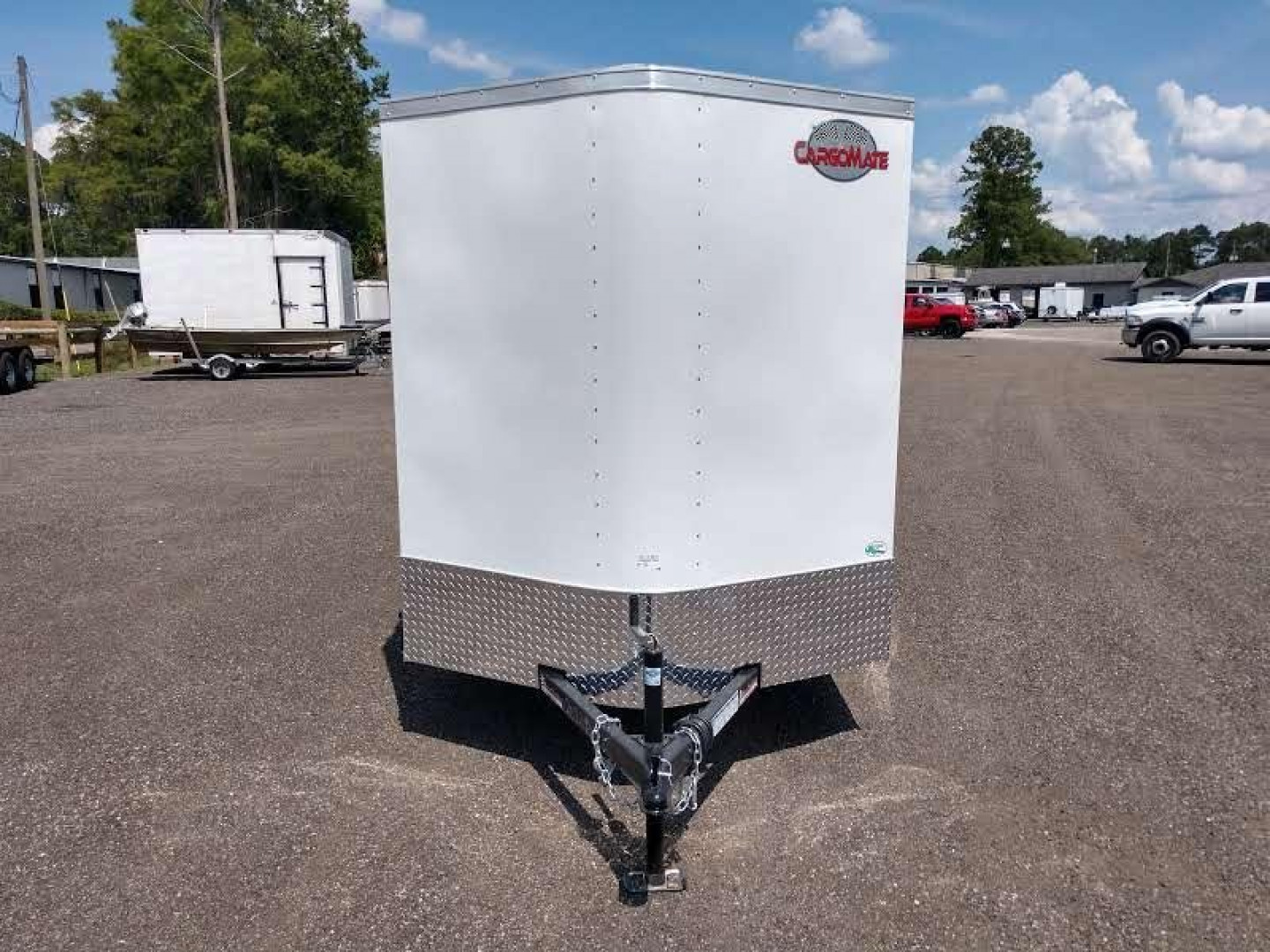 New GANS612SA CARGO MATE 6' X 12' ENCLOSED CARGO TRAILER W/ DOUBLE REAR DOORS & SIDE DOOR