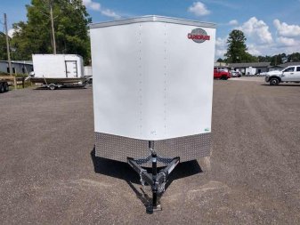 New GANS612SA CARGO MATE 6' X 12' ENCLOSED CARGO TRAILER W/ DOUBLE REAR DOORS & SIDE DOOR