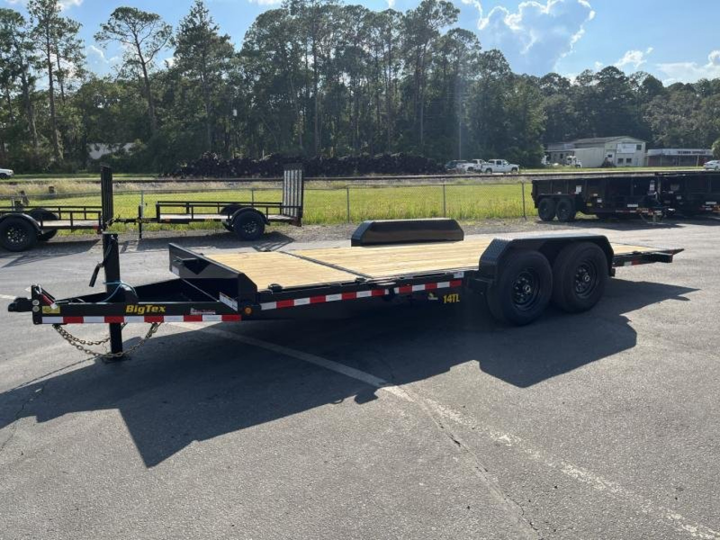 New 14TL-20BK BIG TEX 7' X 20' TANDEM AXLE TILT DECK EQUIPMENT TRAILER