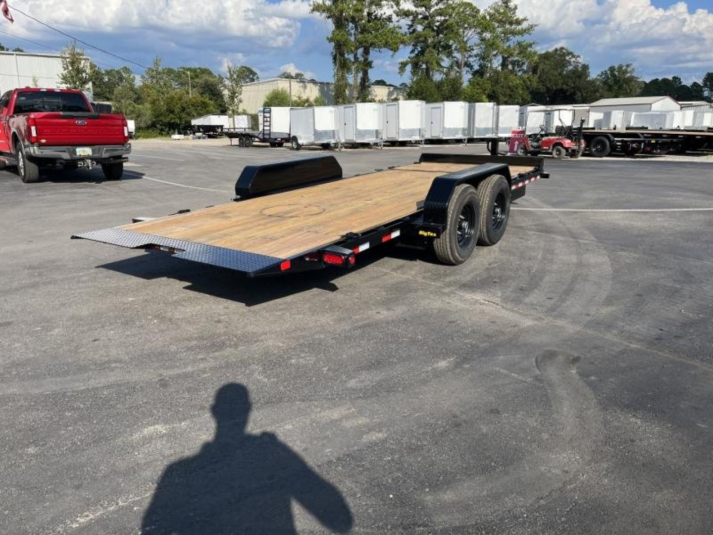 New 14TL-20BK BIG TEX 7' X 20' TANDEM AXLE TILT DECK EQUIPMENT TRAILER