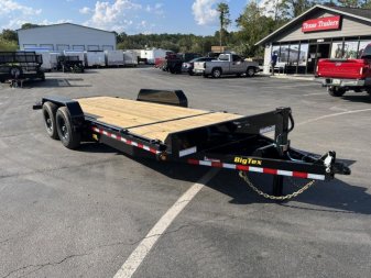 New 14TL-20BK BIG TEX 7' X 20' TANDEM AXLE TILT DECK EQUIPMENT TRAILER