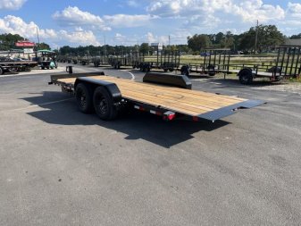 New 14TL-20BK BIG TEX 7' X 20' TANDEM AXLE TILT DECK EQUIPMENT TRAILER