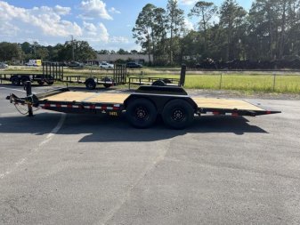 New 14TL-20BK BIG TEX 7' X 20' TANDEM AXLE TILT DECK EQUIPMENT TRAILER
