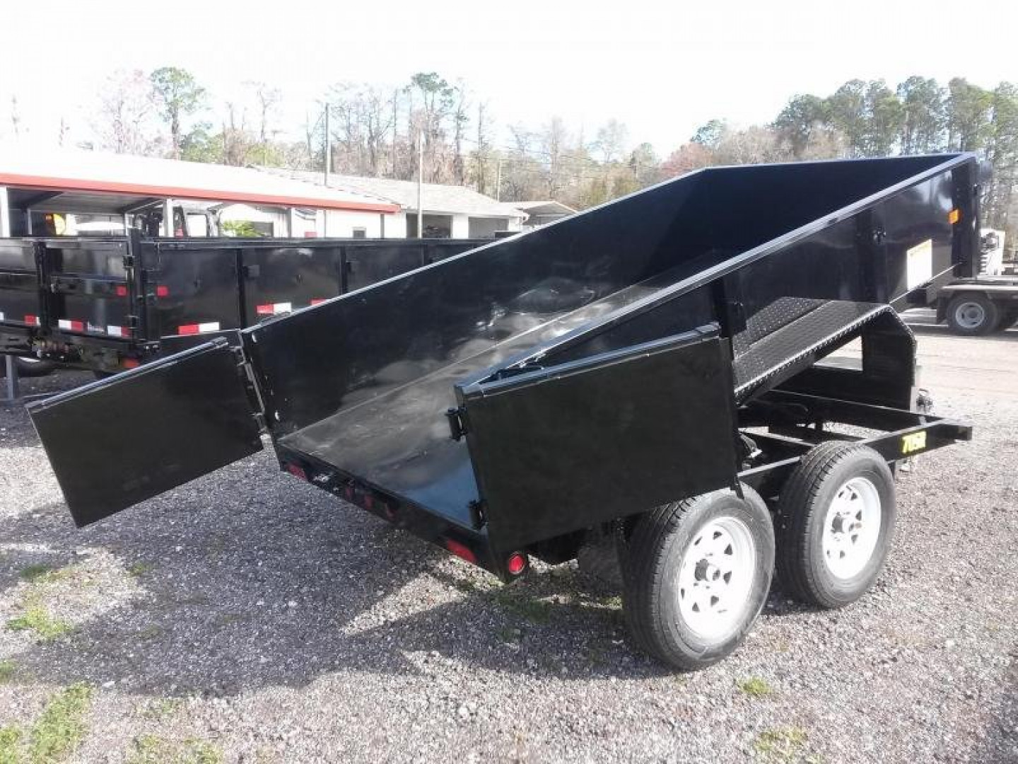New 70SR-10-5WDD BIG TEX 5' X 10' DUMP TRAILER W/ DOUBLE REAR DOORS