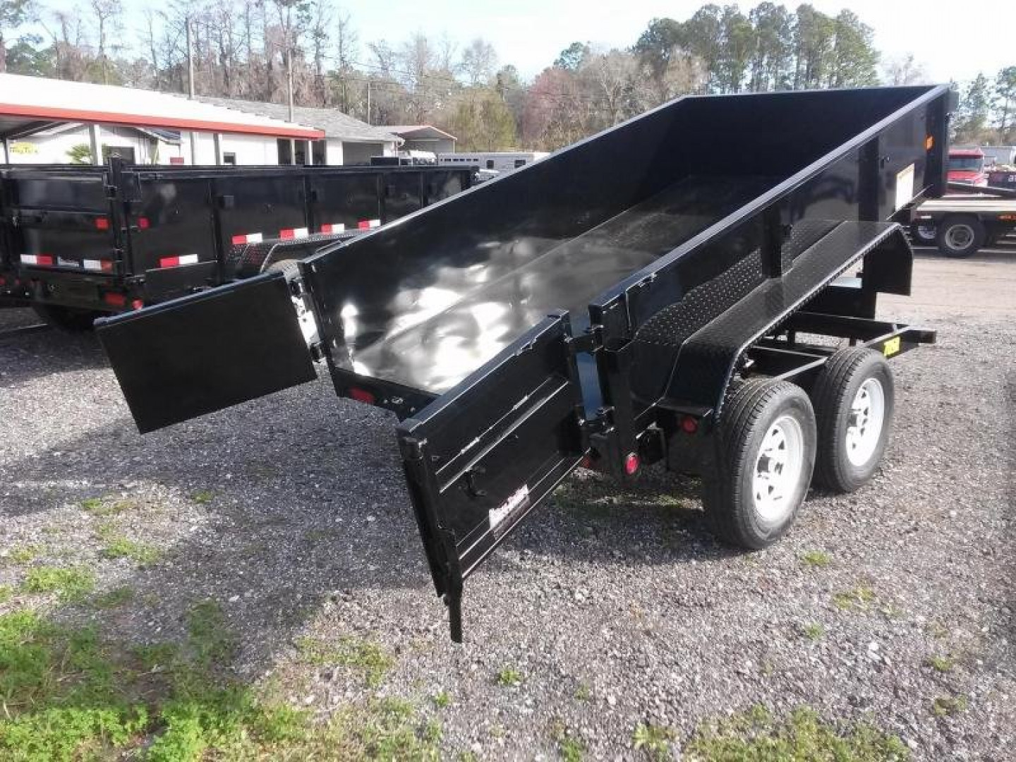 New 70SR-10-5WDD BIG TEX 5' X 10' DUMP TRAILER W/ DOUBLE REAR DOORS