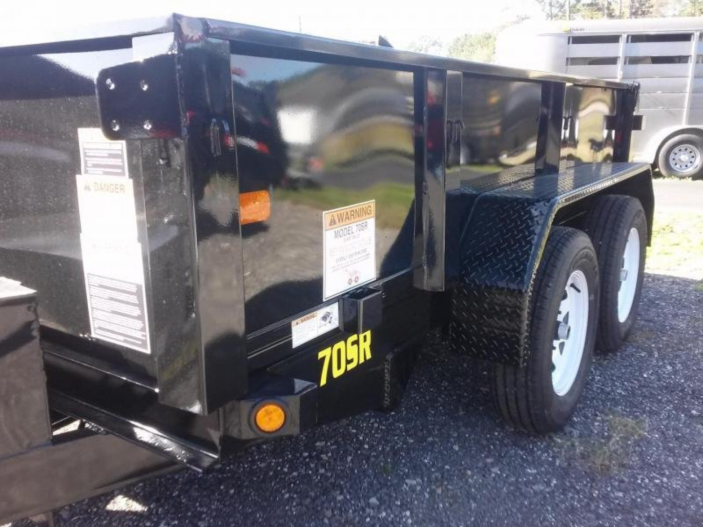 New 70SR-10-5WDD BIG TEX 5' X 10' DUMP TRAILER W/ DOUBLE REAR DOORS