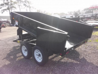 New 70SR-10-5WDD BIG TEX 5' X 10' DUMP TRAILER W/ DOUBLE REAR DOORS
