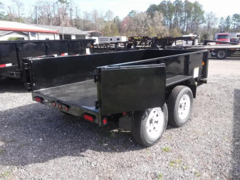 New 70SR-10-5WDD BIG TEX 5' X 10' DUMP TRAILER W/ DOUBLE REAR DOORS