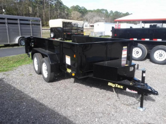 New 70SR-10-5WDD BIG TEX 5' X 10' DUMP TRAILER W/ DOUBLE REAR DOORS