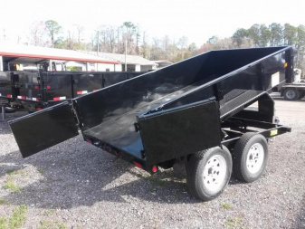 New 70SR-10-5WDD BIG TEX 5' X 10' DUMP TRAILER W/ DOUBLE REAR DOORS
