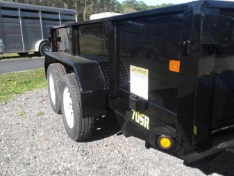 New 70SR-10-5WDD BIG TEX 5' X 10' DUMP TRAILER W/ DOUBLE REAR DOORS